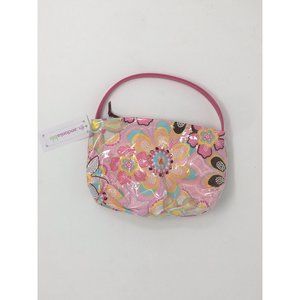 M Andonia Girls Mini Tote Flower Purse with Crystals NEW